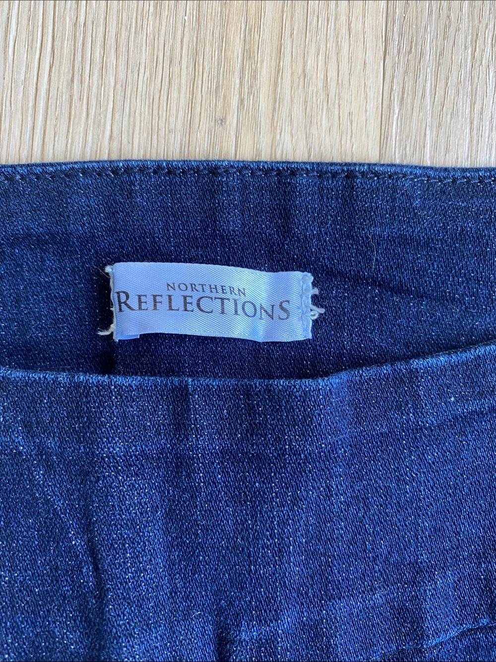 Northern Reflections Pull-On Stretch Ankle Jeans Dark Mid Rise Slim Straight - Picture 5 of 11